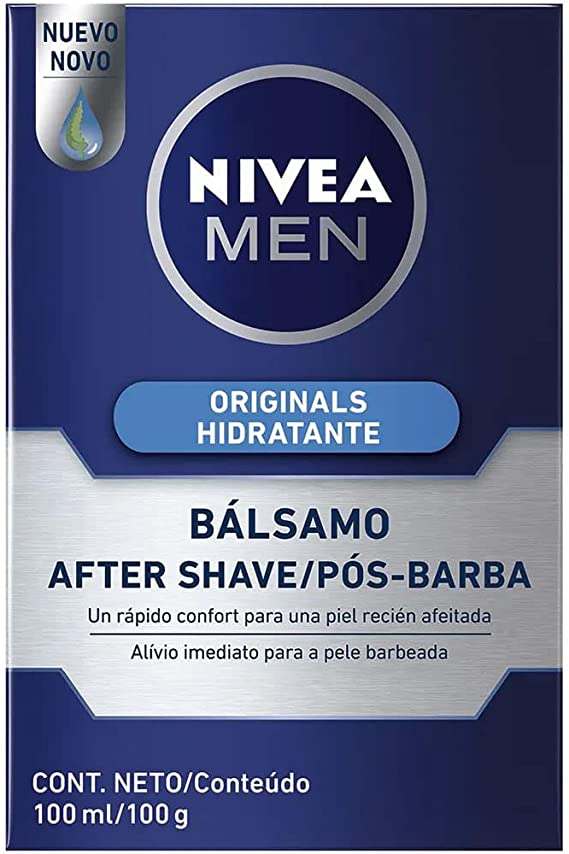 Bálsamo Pós-Barba Nivea Men Original Protect Caixa 100Ml - Imagem 1