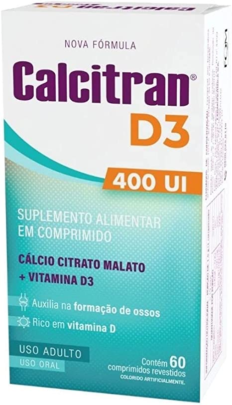 Calcitran D3Comprimido - Caixa com 60 Comprimidos - Imagem 1