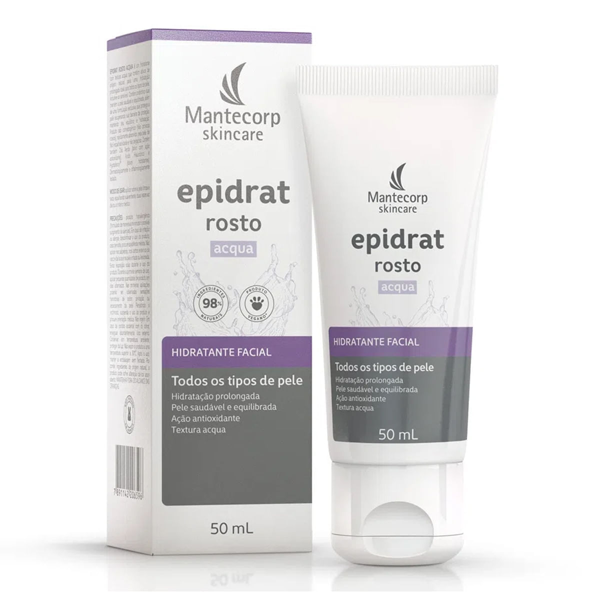 Epidrat Rosto Acqua Hidratante Facial 50mL - Imagem 1