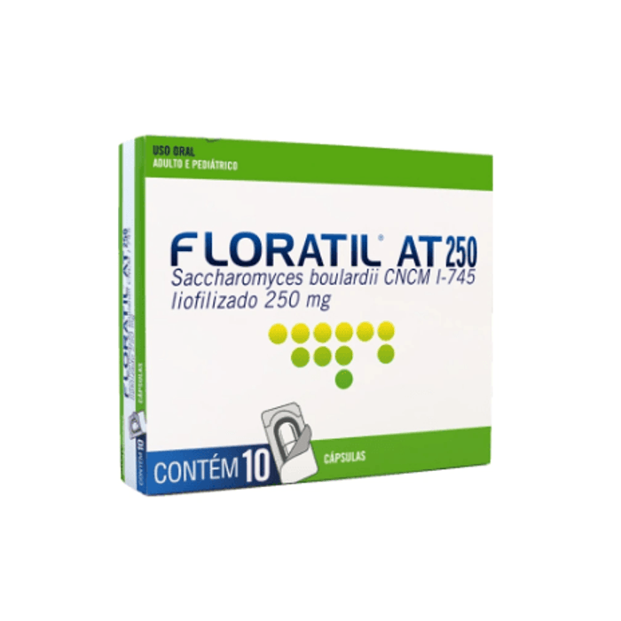 Floratil AT 250mg - Caixa com 10 Cápsulas - Imagem 1