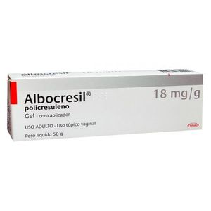 Albocresil 18mg/g Gel vaginal - Bisnaga com 50 g