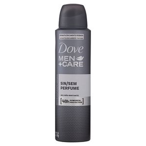 Desodorante Antitranspirante Aerossol Dove Men+Care Sem Perfume com 150mL