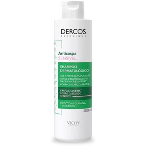 Dercos Shampoo Anticaspa Couro Cabeludo Sensivel Vichy 200mL