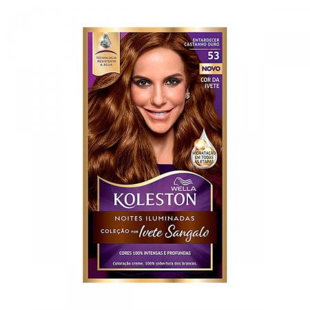 Coloracao Kit Permanente Coty Koleston 53 Castanho Ouro 1Un - Imagem 1
