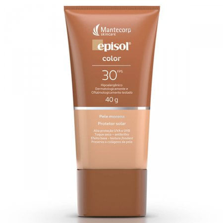 Protetor Solar FPS30 Episol Color Morena 40G - Imagem 1