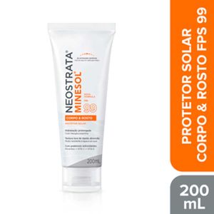 Protetor Solar FPS70 Neostrata Minesol Corpo e Rosto 200mL