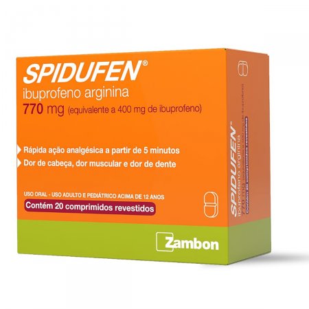 Spidufen 770MG Comprimido revestido - Caixa com 20 Comprimidos - Imagem 1