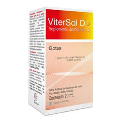 Vitersol D 200UI/g Emulsão oral (gotas) - Frasco com 20 mL - Imagem 1