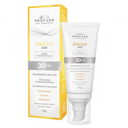 Protetor Solar Facial FPS30 Profuse Ensolei Aox 50G - Imagem 1