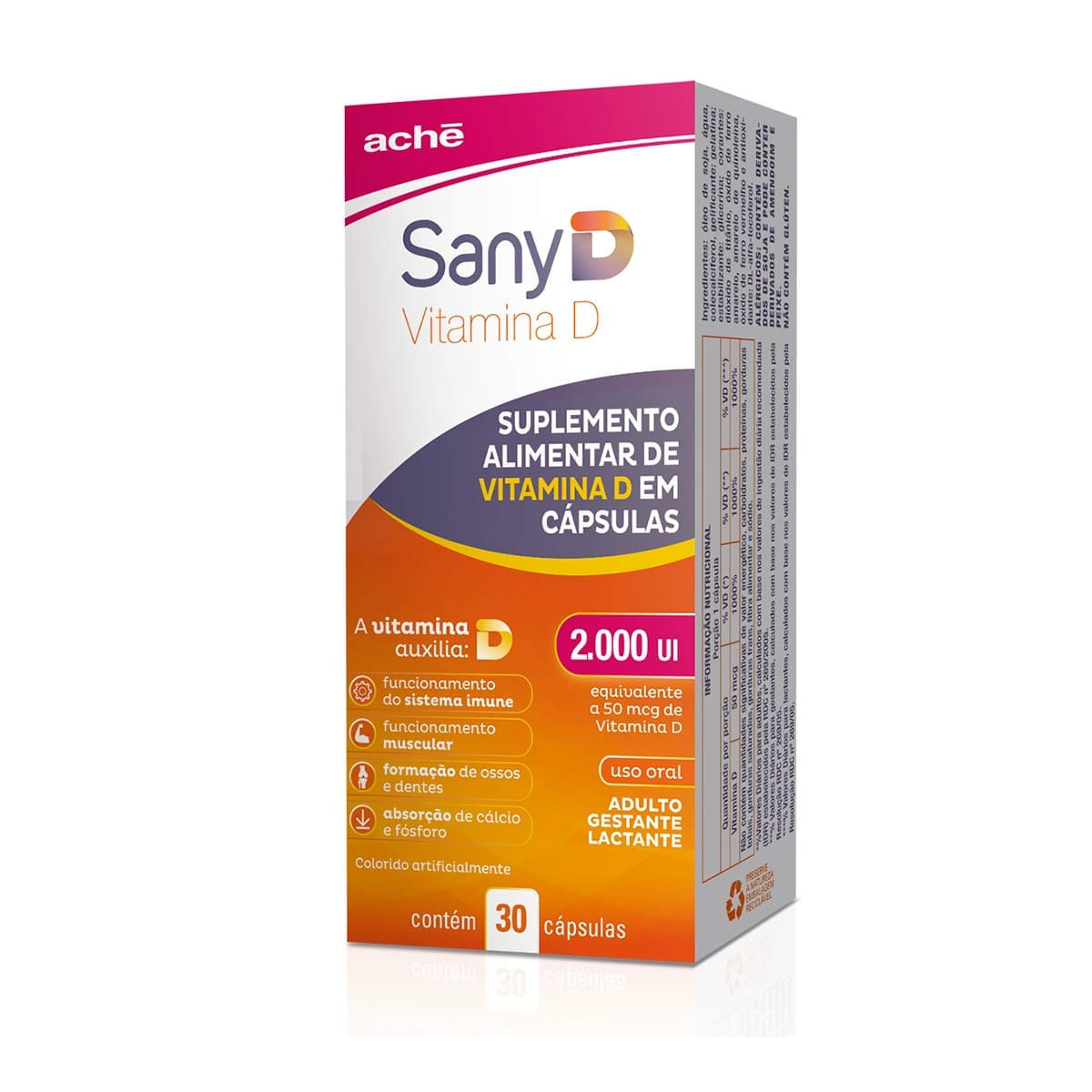 Sany D 2000UI 60 Cápsulas - Imagem 1