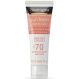 Protetor Solar FPS70 Neutrogena Sun Fresh Derm Care sem Cor 40G