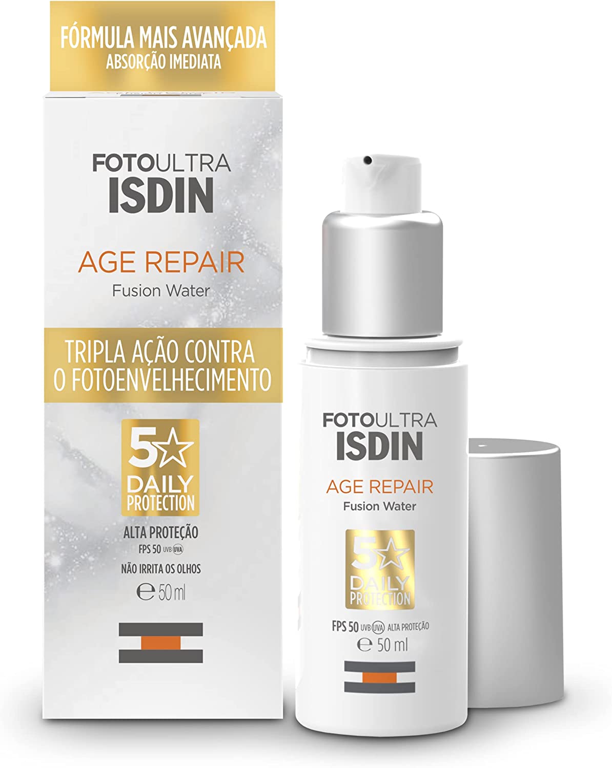 Protetor Solar Facial FPS50 Isdin Foto Ultra Age Repair 50mL - Imagem 1