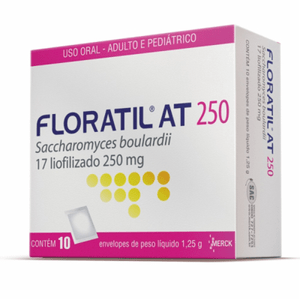 Floratil AT 250mg/1,25g Pó Oral - 10 Envelopes com 1.25g