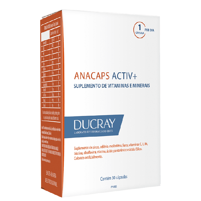 Ducray Anacaps Activ 30 Cápsulas - Imagem 1