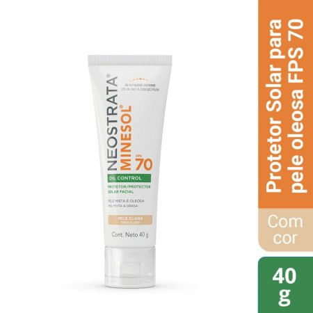 Protetor Solar FPS70 Neostrata Minesol Oil Control Cor Clara 40G - Imagem 1