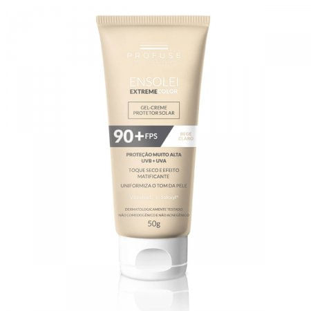 Protetor Solar FPS90 Profuse Ensolei Extreme Color 60G - Imagem 1