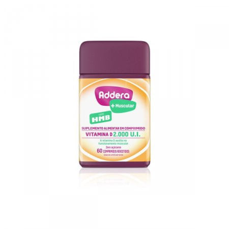 Addera + Muscular 2000UI 60 Comprimidos Revestidos - Imagem 1