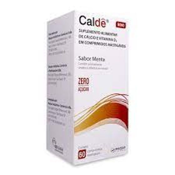 Caldê 1500mg + 400UI 60 Comprimidos Mastigáveis - Imagem 1