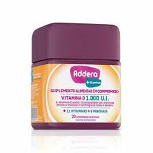 Addera + Vitaminas 1000UI 30 Comprimidos Revestidos