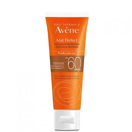 Protetor Solar Facial FPS60 Mat Perfect Avène com Cor 40G - Imagem 1