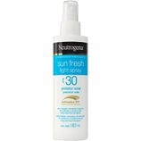 Protetor Solar FPS30 Neutrogena Sun Fresh Light Spray 180mL