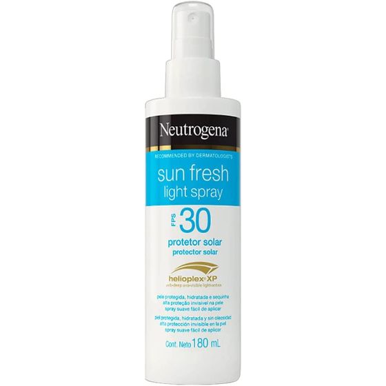 Protetor Solar FPS30 Neutrogena Sun Fresh Light Spray 180mL - Imagem 1