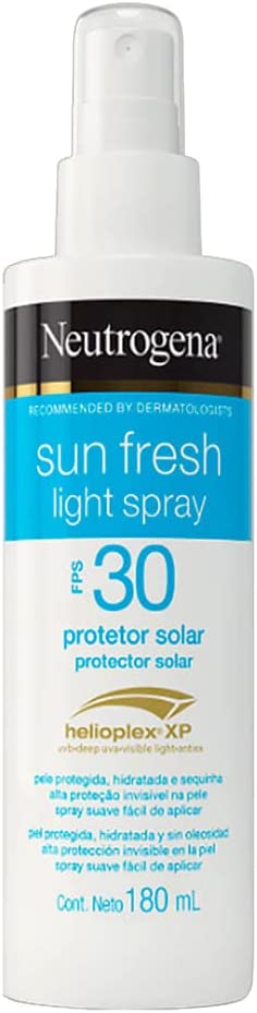 Protetor Solar FPS30 Neutrogena Sun Fresh Light Spray 180mL - Imagem 1