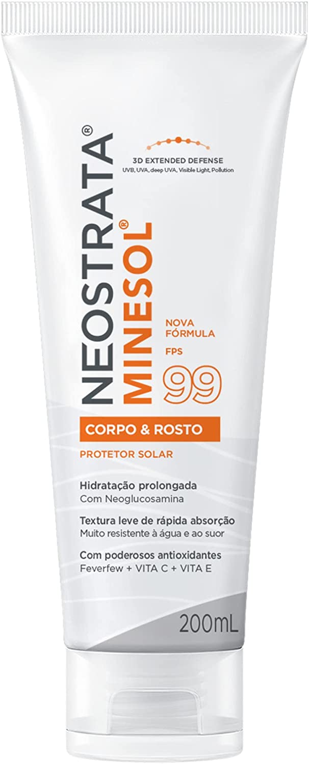 Protetor Solar FPS99 Neostrata Minesol Corpo E Rosto 120mL - Imagem 1