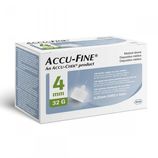 Agulha para Caneta de Insulina 4mm 100 unidades Accu-Fine