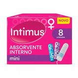 Absorvente Interno Intimus Mini com 8 Unidades