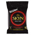 Preservativo Blowtex Skyn texturizado com 3 unidades