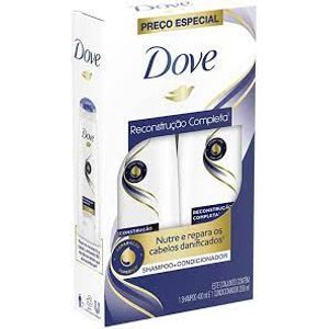 Shampoo Dove Reconstrucao Completa Com 400Ml + Condicionador Dove Reconstrução Completa Com 200Ml