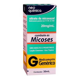 Nitrato de Miconazol 20mg/mL Loção tópica - Frasco com 30 mL