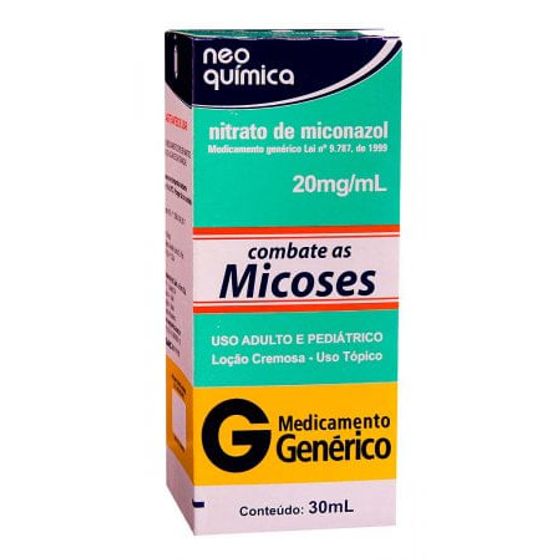 Nitrato de Miconazol 20mg/mL Loção tópica - Frasco com 30 mL - Imagem 1