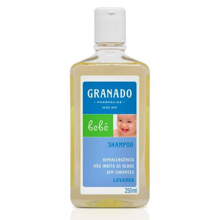 Shampoo Lavanda Granado Bebê Frasco 250Ml - Imagem 1
