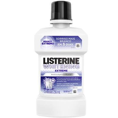 Listerine Whitening Extreme Enxaguante Bucal 236ml - Imagem 1
