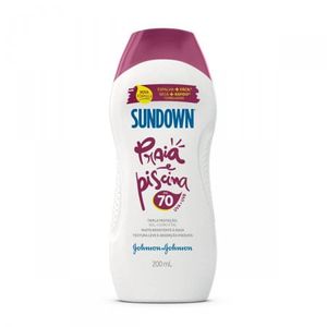 Protetor Solar FPS70 Sundown Praia e Piscina 200mL