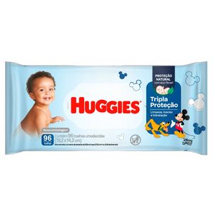 Lenco Umedecido Huggies Tripla Protecao