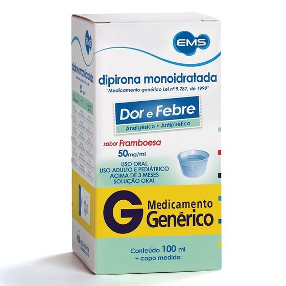 Dipirona Sodica 50mg/ml - 1 Solução Oral - Imagem 1