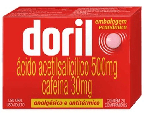 Doril 500 + 30mg - 20 Comprimidos Simples - Imagem 1