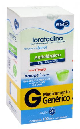 Loratadina 1mg/ml - 1 Xarope - Imagem 1