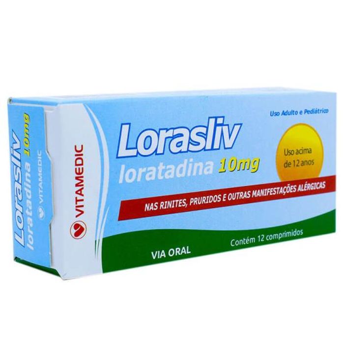 Lorasliv 10mg - 12 Comprimidos - Imagem 1