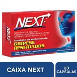 Next 400 + 4 + 4mg - 20 Cápsulas Gelatinosas Duras