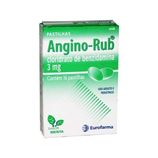 Angino Rub 3mg Pastilha Sabor Menta - Caixa com 16 Pastilhas