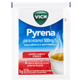 Vick Pyrena 500mg Pó para Suspensão Extemporânea Sabor Maçã e Canela - Envelope com 5g