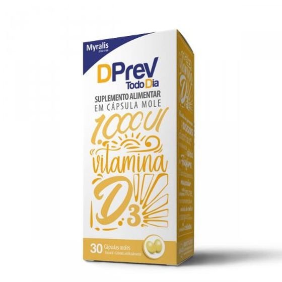 Dprev Todo Dia 1000UI 30 cápsulas - Imagem 1