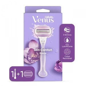 Aparelho Recarregável + Carga Para Depilar Gillette Venus Breeze