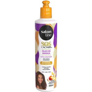 Ativador De Cachos Tradicional Salon Line S.O.S Cachos Óleo De Manga Frasco 300Ml