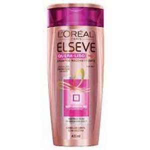 Shampoo Loréal Paris Elseve Quera-Liso Frasco 400mL