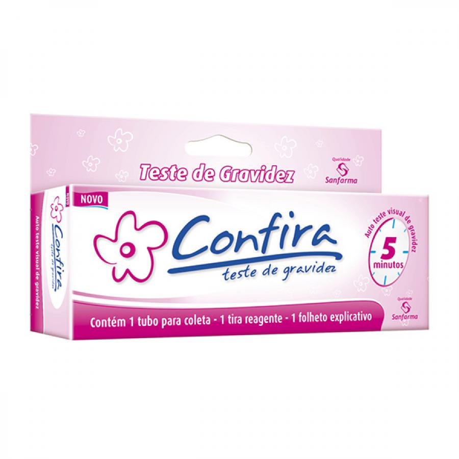 Teste De Gravidez Em Tira Confira 1 Unidade - Imagem 1